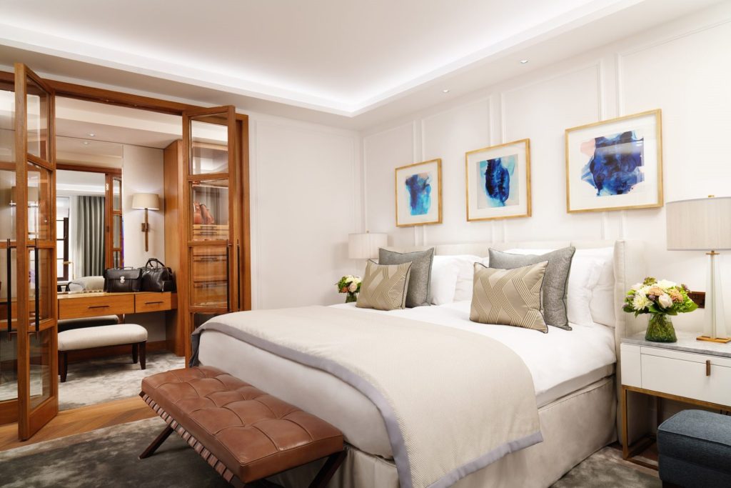 a luxury bedroom high end
