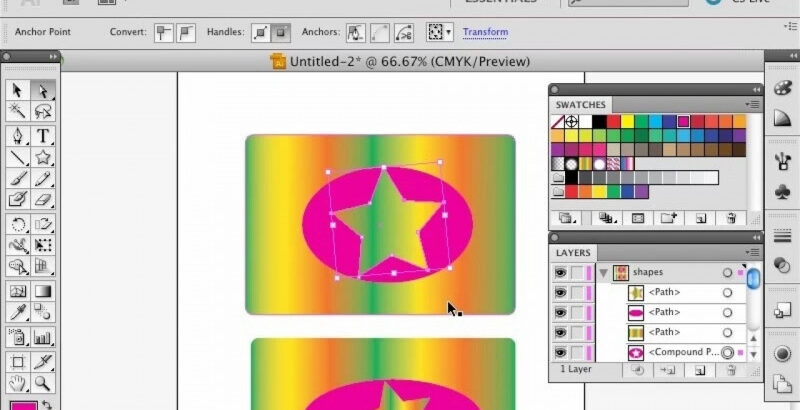 Old adobe illustrator CS5 - classic design software