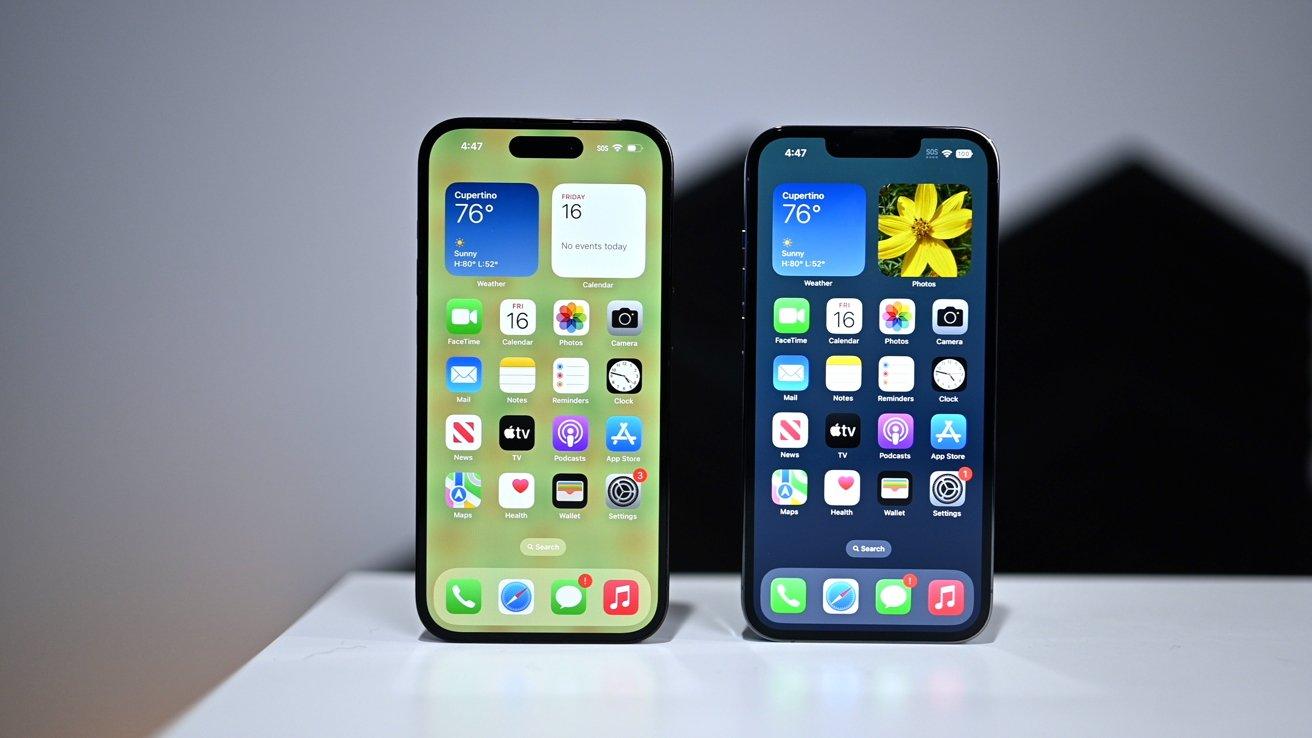 apple iphone 13 pro & 14 pro the same