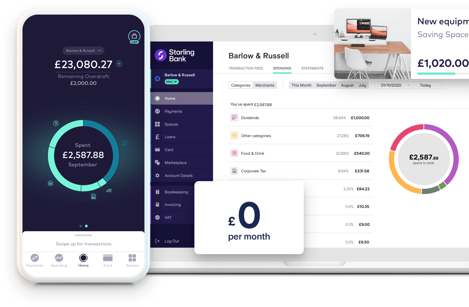 starling bank app design