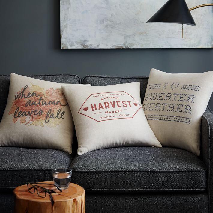 fall pillow decor